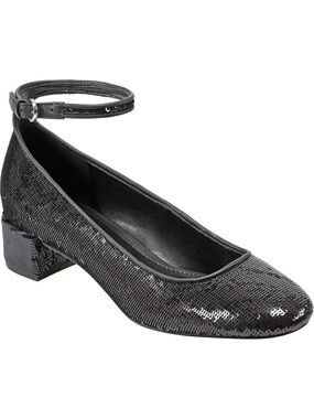 NWT Marc Fisher Sequin Parri Ankle Strap Pump